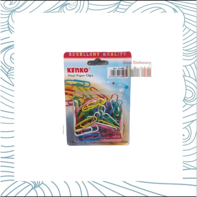 

Paper clips kenko | Vinyl paper clips | Paper clip no.3100 | Paper clip warna warni