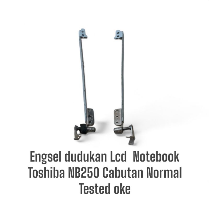 Engsel dudukan Lcd Notebook Toshiba NB250 Cabutan Normal Tested oke Siap rakit Normal Mulus