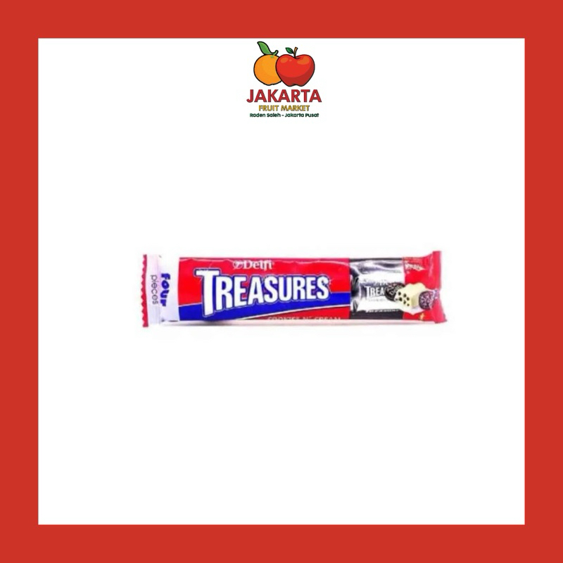 

DELFI TREASURES CHOCOLATE 35 GR / COKELAT MILK COMPOUND