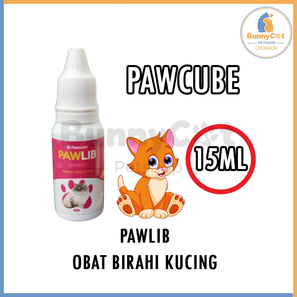 OBAT BIRAHI Obat Tetes Libido Penurun Birahi Hewan kucing Pawcube Pawlib 15ml
