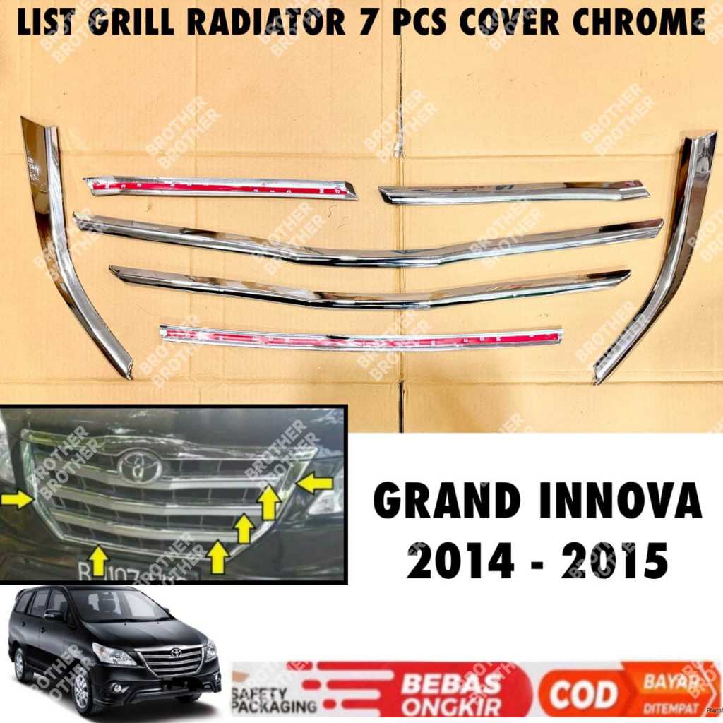 List grill depan grand innova 7pcs list grill innova  2014 2015