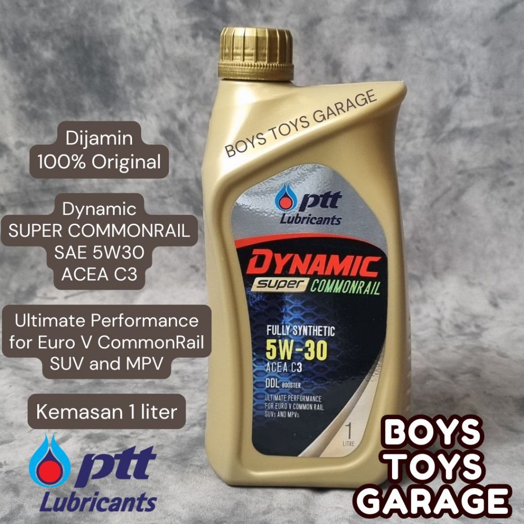 Oli Diesel PTT 5W30 PTT Dynamic Super Commonrail Fully Synthetic Diesel Engine Oil