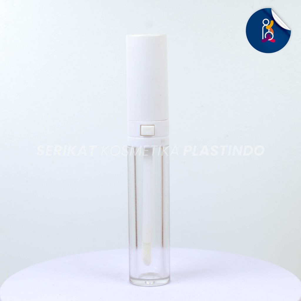 BOTOL KEMASAN LIP CREAM 5ML LUXURYHITAM PUTIHKACA ACRYLIC LIP GLOSS 5 ML PACKAGING