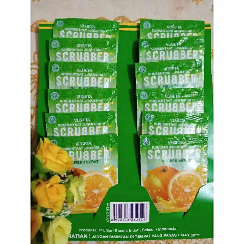 

vegeta scubber#saset 1renteng 12pc