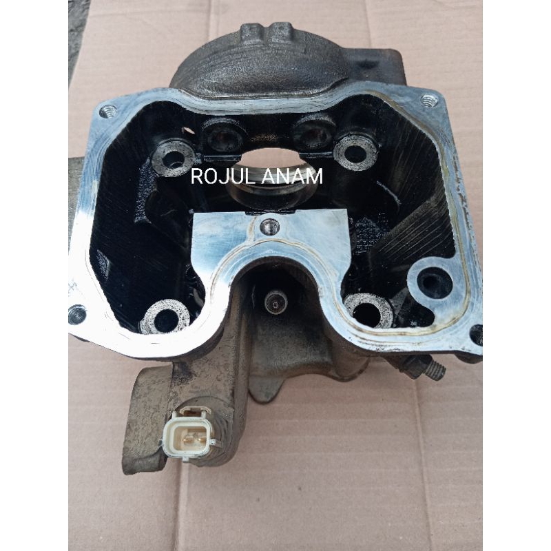 BLOK HEAD BLOK KLEP BLOK CYLINDER KOP BUSI KOSONGAN YAMAHA JUPITER MX LAMA OLD ORIGINAL SECCOND