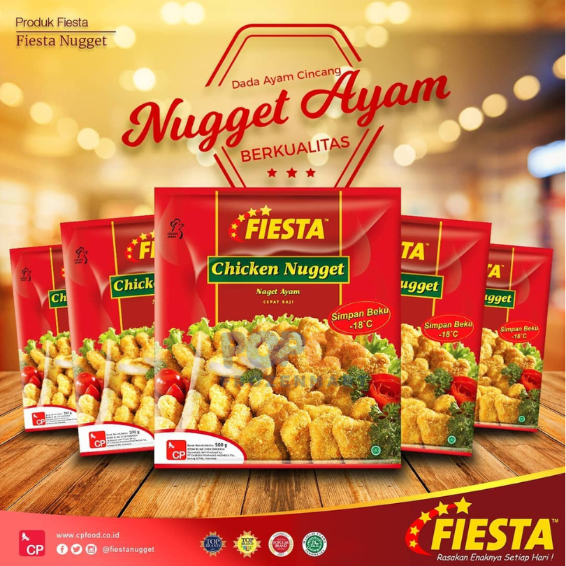 

FIESTA NUGGET 500 GR / NAGET AYAM FIESTA 500 GR