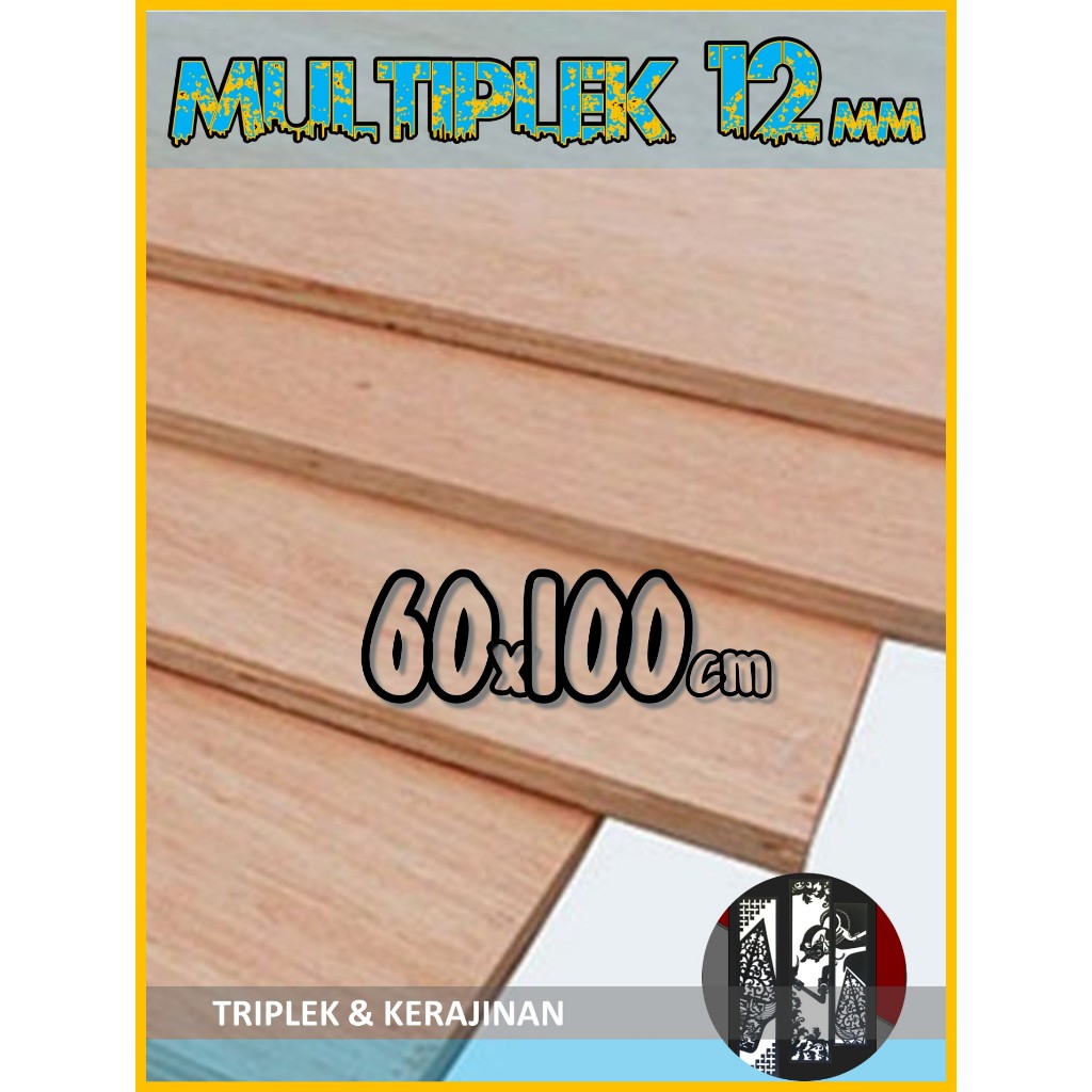 Triplek 12mm 60x100 cm | Multiplek Plywood 12 mm 60x100 | 60 x 100 | 100x60 | 100 x 60 cm