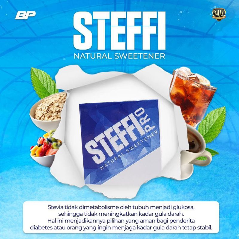 

Steffi Pro | Tidak Mengandung Kalori dan Karbohidrat | Natural Sweetener | 30 ML | Pemanis Alami