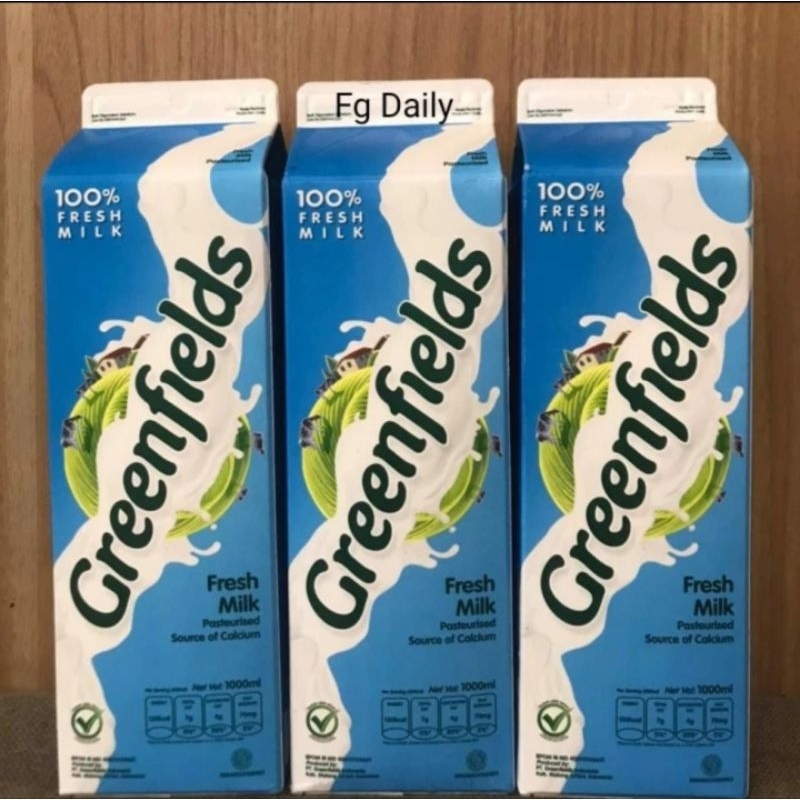 

SUSU GREENFIELDS FRESH MILK 1000ML ORIGINAL