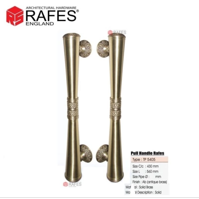 Handle pintu / ANTIQUE pull handle Rafes  Brass TP 5405