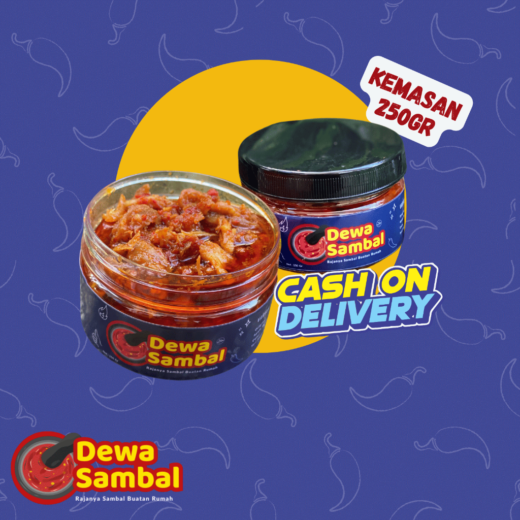 

Dewa Sambal Kemasan 250Gr