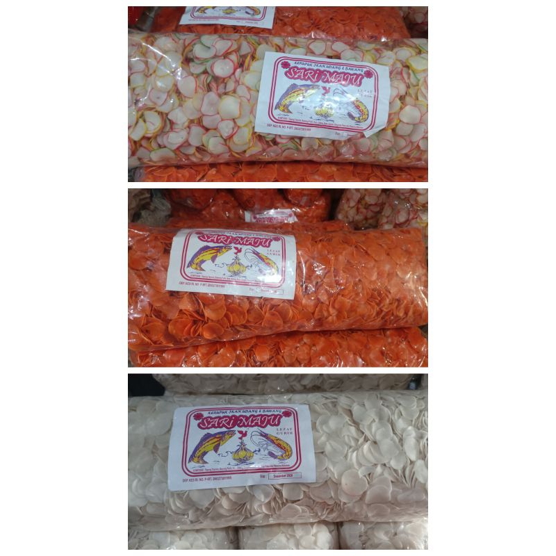 

kerupuk goreng & seblak. bawang warna, bawang putih, orange ikan & udang 250gr, 500gr, 1000gr