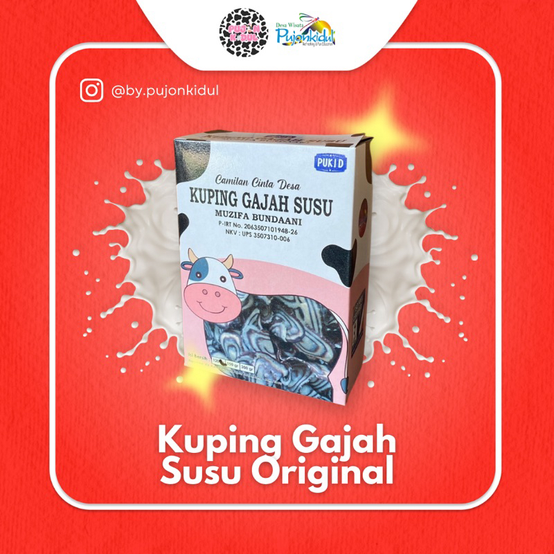 

KUPING GAJAH SUSU Khas Pujon Kidul - Oleh-oleh Khas Malang/ Batu