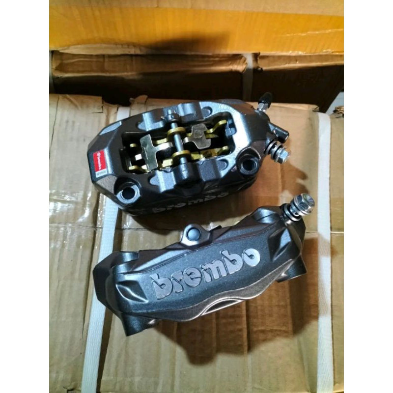 Kaliper Brembo M4 Original 4 piston cocok untuk modifikasi motor cb gl mp tiger rx-king scorpio dll
