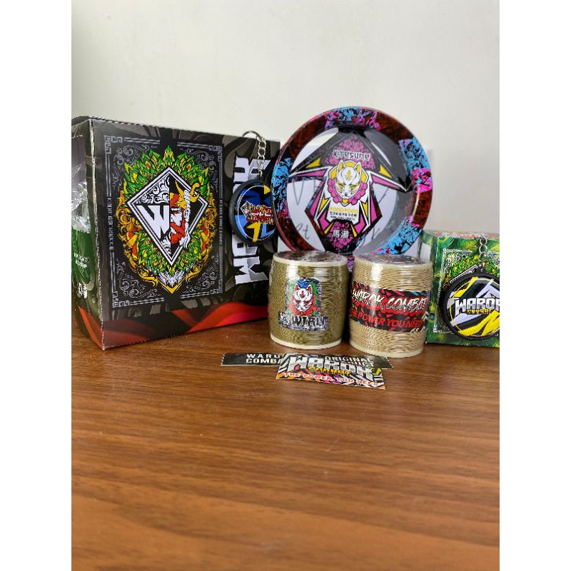 [PAKET HEMAT WIBU TARIK JEPRET] bladu wibu kitsune tebal,kenur matot 2000yard,gelasan wibu 1600yard 