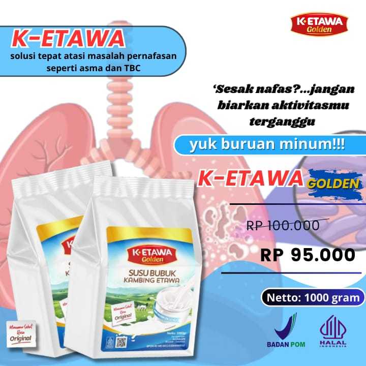 

K-ETAWA susu kambig bubuk kandungan susu 60%