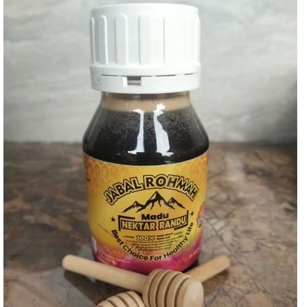 

Madu Asli Murni (350gr) Nektar Randu Jabal Rohmah Grade A 100% Alami Pure Natural Raw Honey