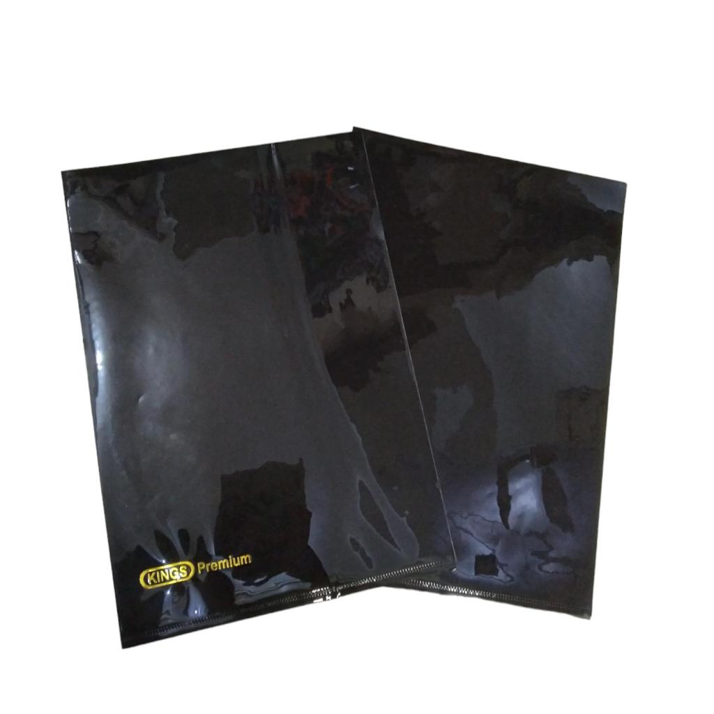 

Map L Hitam Dop Clear Sleeves Map Dokumen Slip Non Transparan Folio Black Tebal