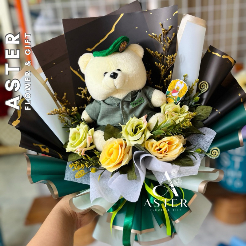 [TIDAK PO] Buket Boneka Tentara / Boneka TNI AD Malvinas