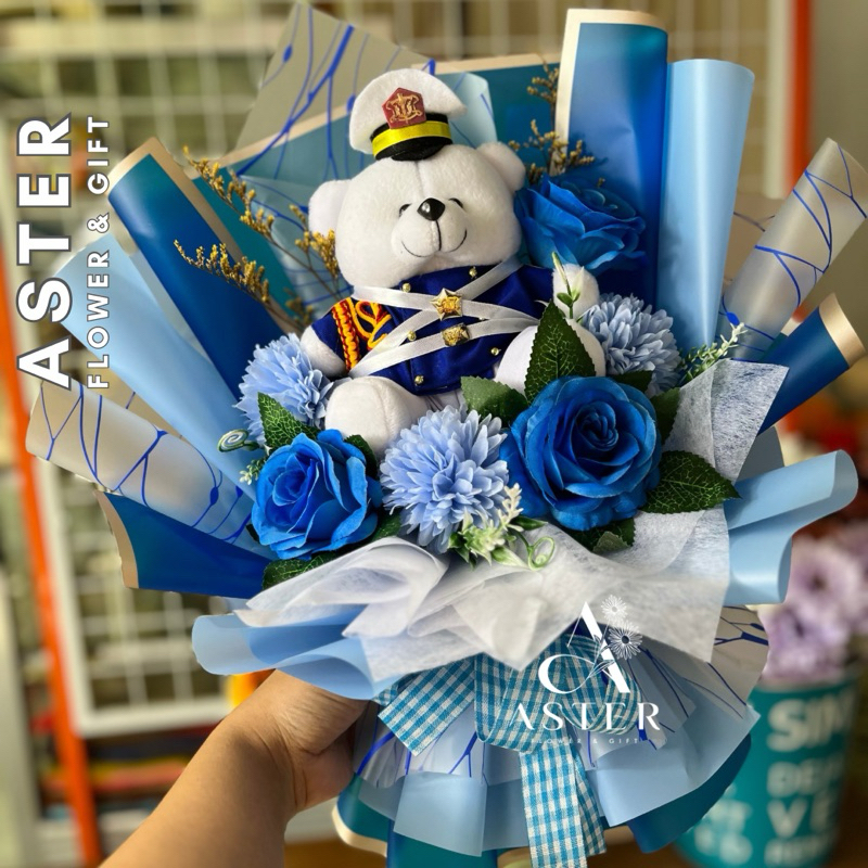 Buket Boneka Taruna Taruni AKPOL AKMIL