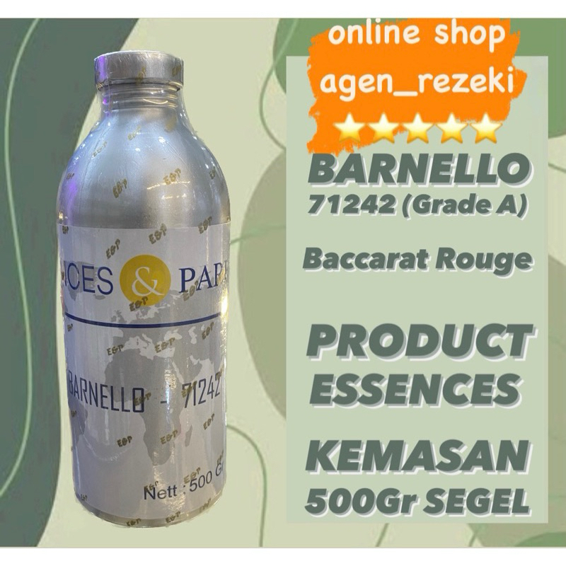 BARNELLO GRADE A BY ESSENCES & PARFUMS 500GR SEGEL BACARAT