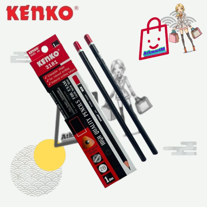 

Pensil 2b Kenko 3181 | @1 Ktk=12 Pcs