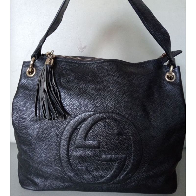 TAS KULIT HOBO WANITA GUCCI