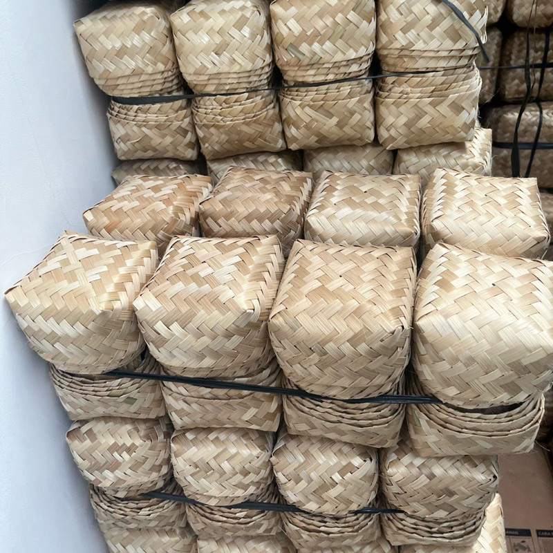 Besek bambu 10x10 100 pcs/ 50 pasang