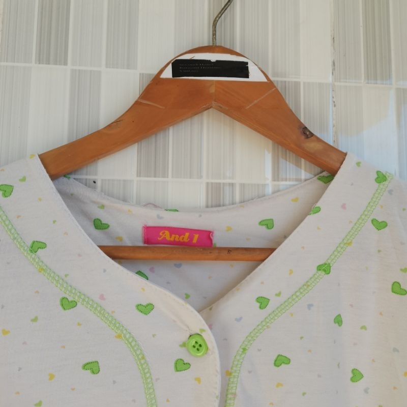 211. KAOS TIDUR PEREMPUAN BABY DOLL SIZE L  PRELOVED]