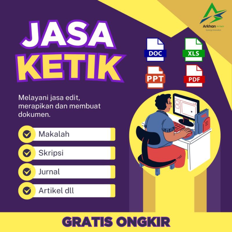 Jasa Ketik Online | Ketik Artikel | Dokumen dll