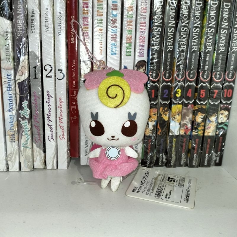 Happiness Charge Pretty Cure - Precure Ribbon Original Banpresto Plush Gantungan Karakter Anime Gant