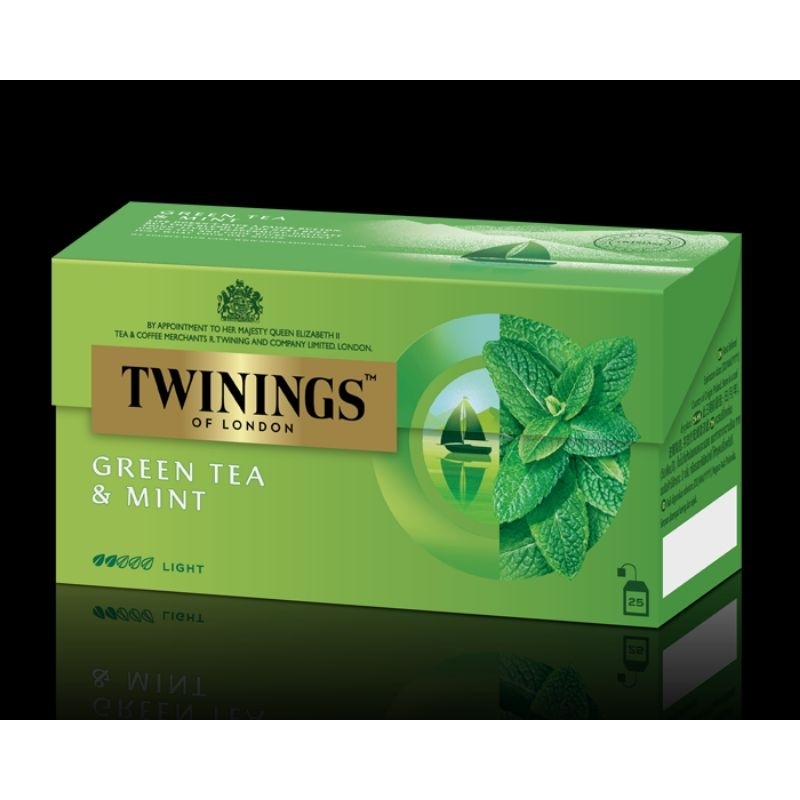 

Twinings Of London Green Tea And Mint Tea Bag / Teh Celup