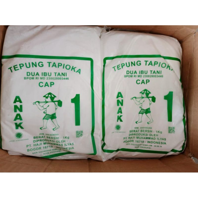 

RB TEPUNG TAPIOKA DUA IBU TANI/SAGU TANI 1KG