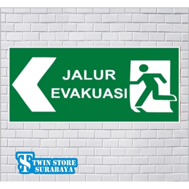 

[ Minimal 3 Lembar ] Stiker Jalur Evakuasi Kanan/Kiri