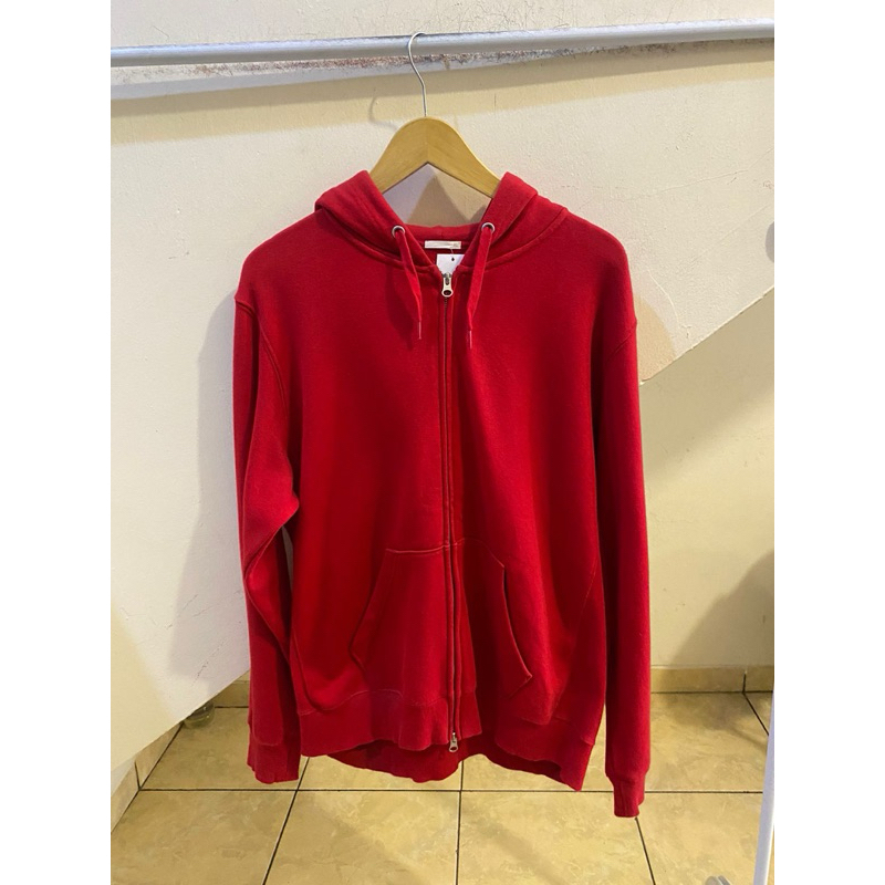 Hoodie merah polos GU
