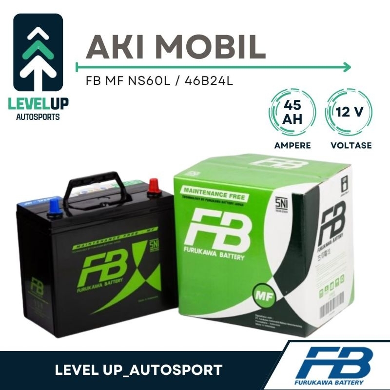 Aki Mobil FB MF NS60L / 46B24L Aki Kering