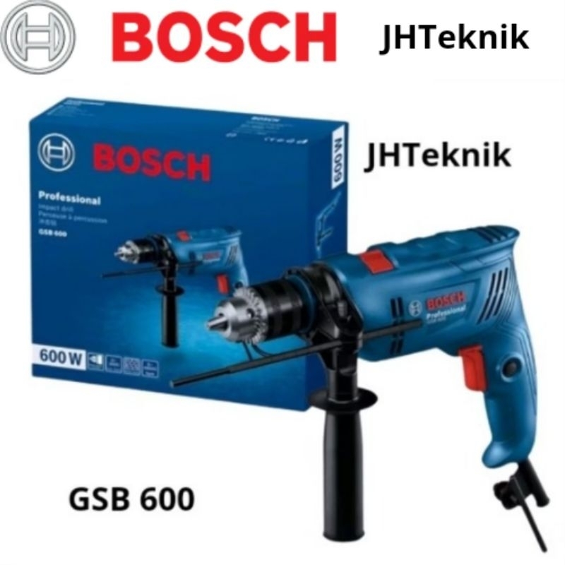 JHTeknik Mesin.Bor Impact 13mm BOSCH GSB 600/Mesin Bor Listrik 13mm BOSCH GSB 600/Mesin Bor Beton 13
