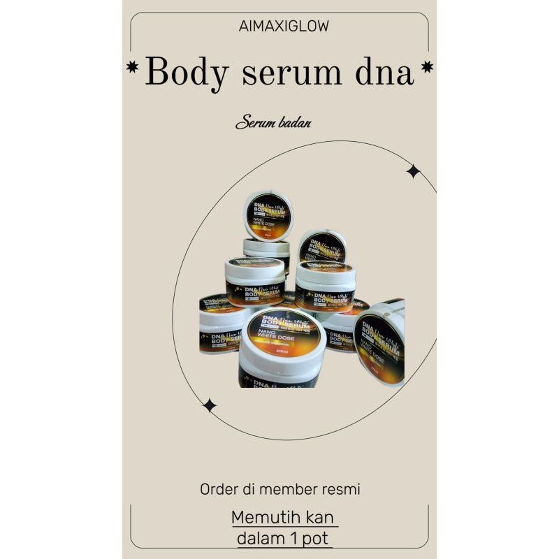 BodySerum DNA  Almaxiglow Original Terbaru