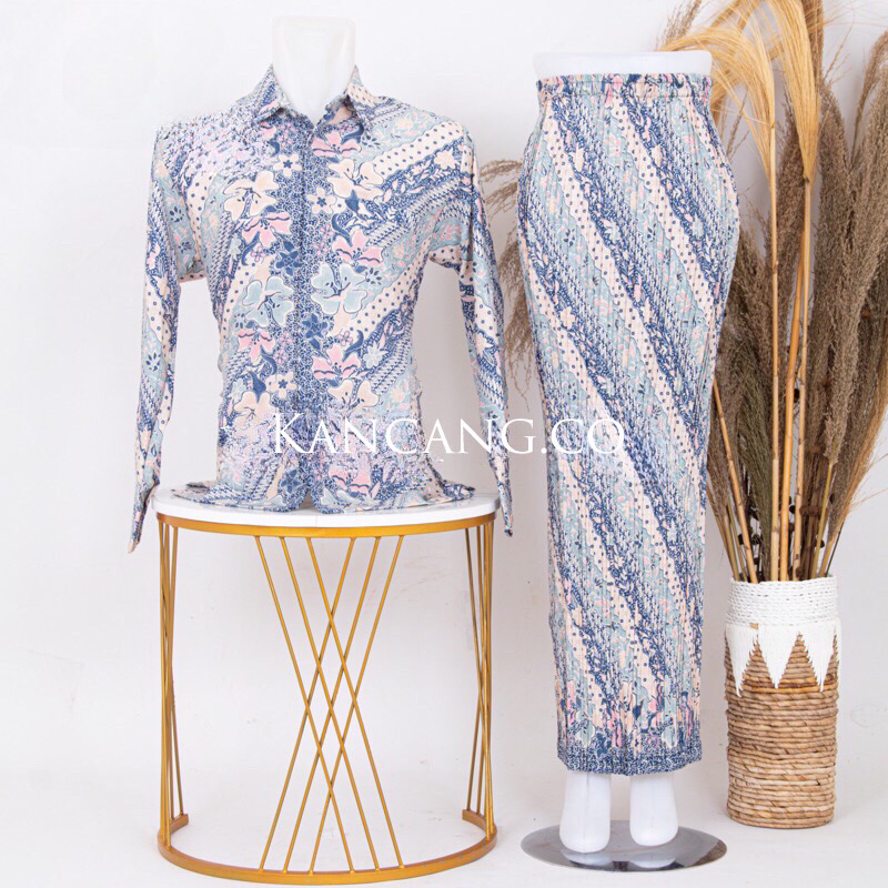 BATIK COUPLE / ROK PLISKET BATIK COUPLE PASANGAN / ROK PLISKET / BATIK COUPLE PASANGAN / BATIK LAMAR