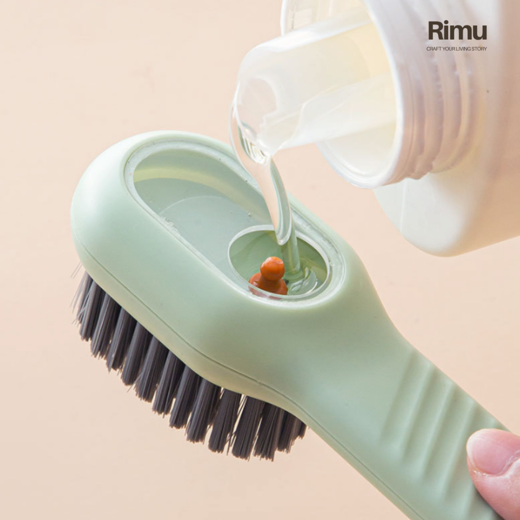 RIMU Sikat Sepatu Sandal Dengan Dispenser Sabun Multifungsi