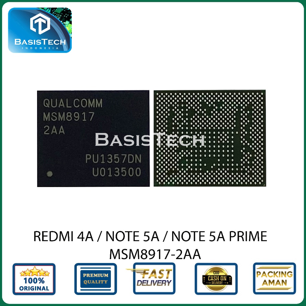 IC CPU XIAOMI REDMI 4A - NOTE 5A - NOTE 5A PRIME - MSM8917-2AA - NEW ORI