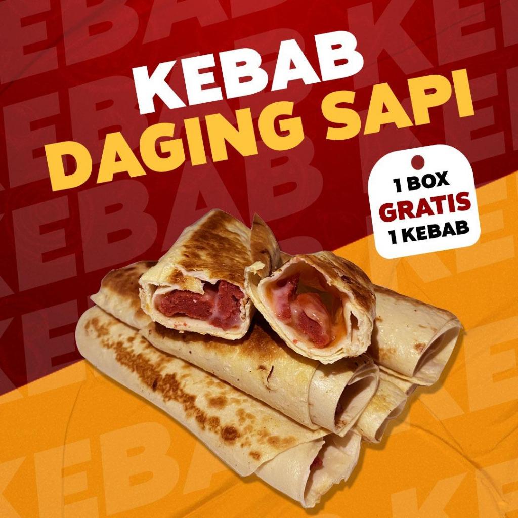 

Kebab Daging Sapi ( 1 Box isi 10 )