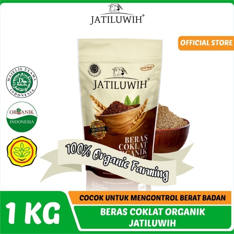 

khusus Batam beras coklat organik Brown Rice Organic 1 kg jatiluwih