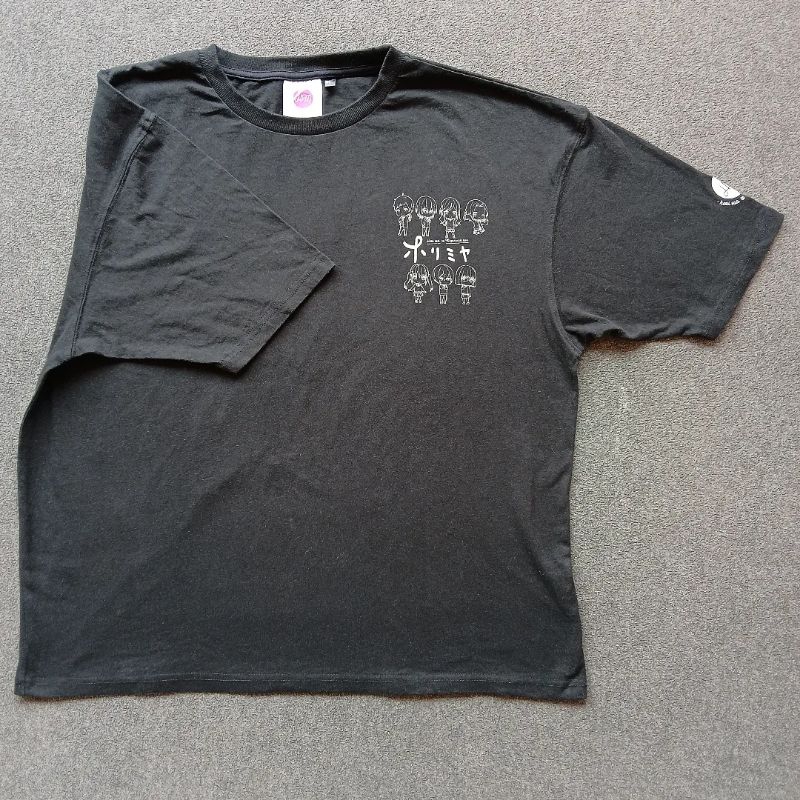 Kaos - Horisan-san To Miyamura-kun Anime/ Manga Chibi Graphic Print Tshirt