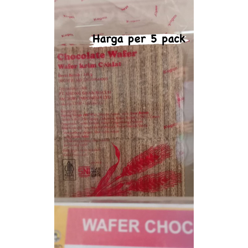 

KHONG GUAN KILOAN KEMASAN PLASTIK 5 PACK