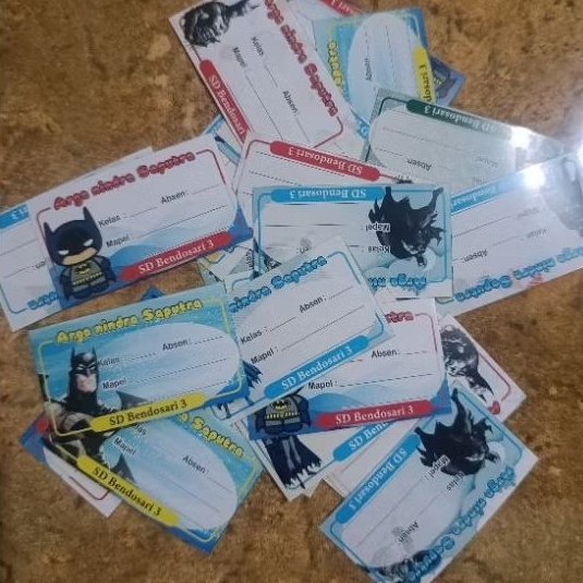 

Stiker Mapel || 7x4 cm || 55 biji