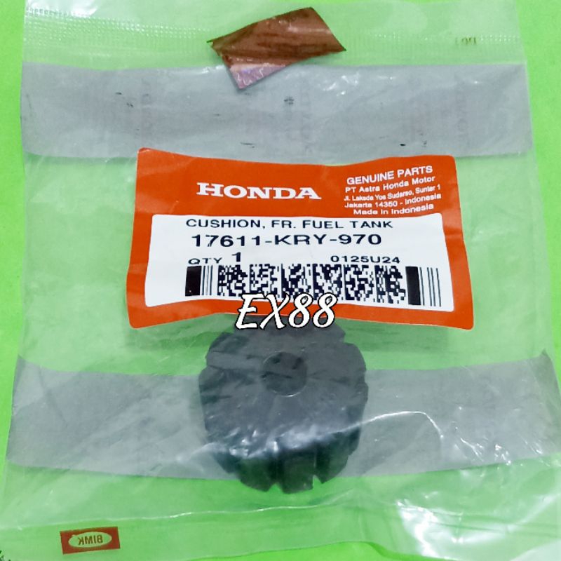 1 BUAH KARET DUDUKAN GANJAL TANGKI BENSIN DEPAN MEGAPRO NEW MONO / VERZA ORIGINAL AHM 17611-KRY-970 