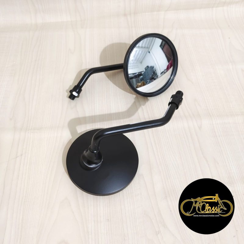 Spion Bulat Kecil Cembung Hitam Custom Pendek Yamaha XSR 155