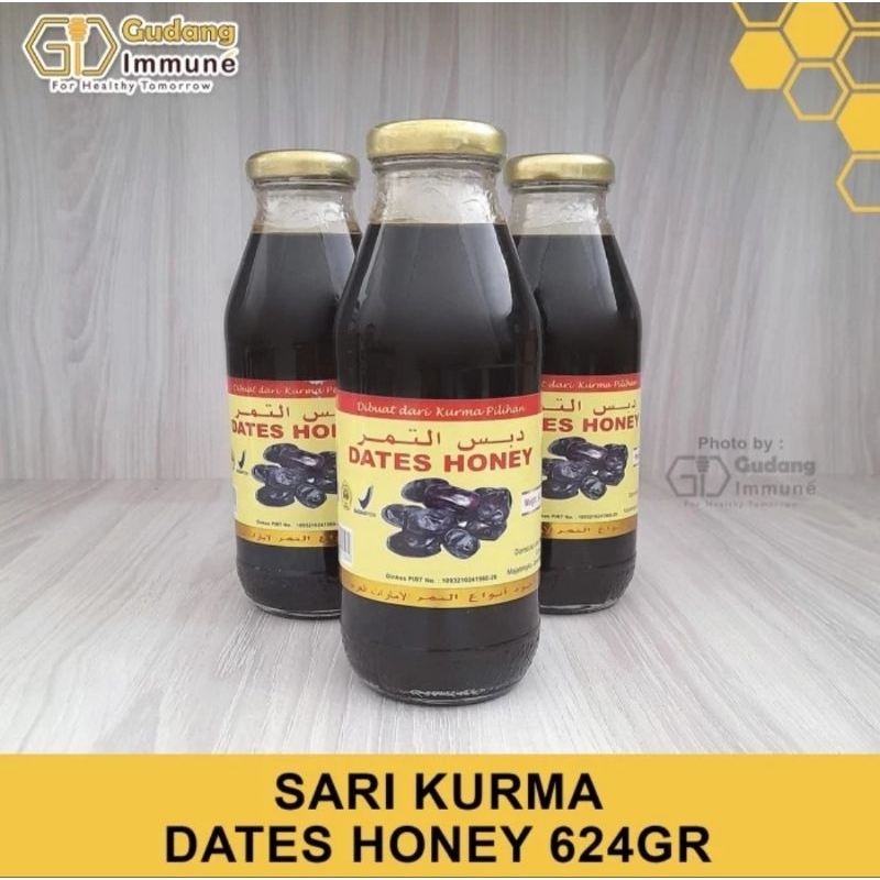 

DATES HONEY ( dibuat dengan kurma pilihan ) kurma dates honey 624gr