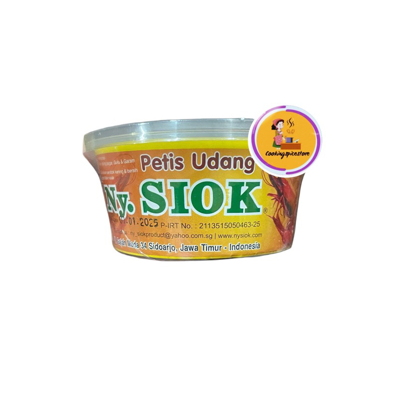 

PETIS UDANG NY SIOK PETIS UDANG NYONYA SIOK 250 GRAM